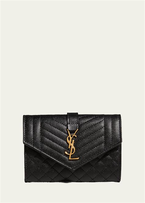 ysl envelope wallet small|ysl zipper wallet.